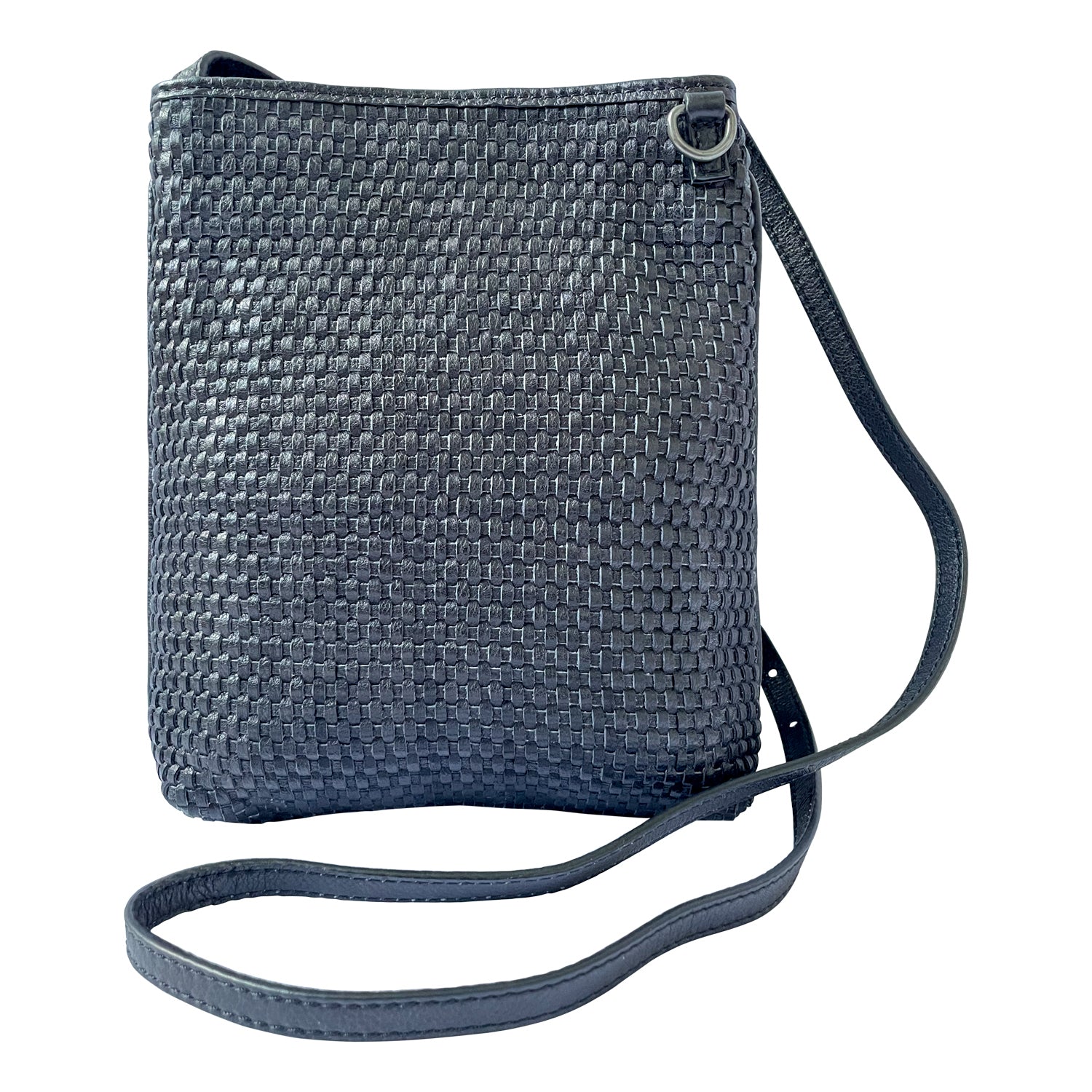 Belle Black Leather Crossbody Bag | Handmade Leather Shoulder Bag